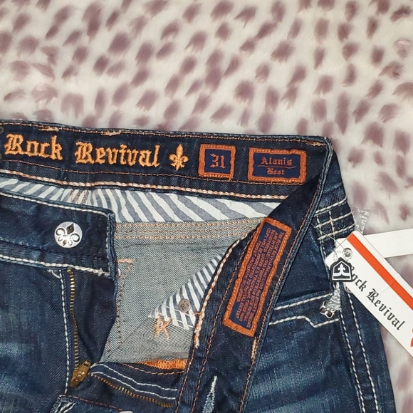ROCK REVIVAL SIZE 31 JEANS ALANIS BOOTCUT - Picture 4 of 6